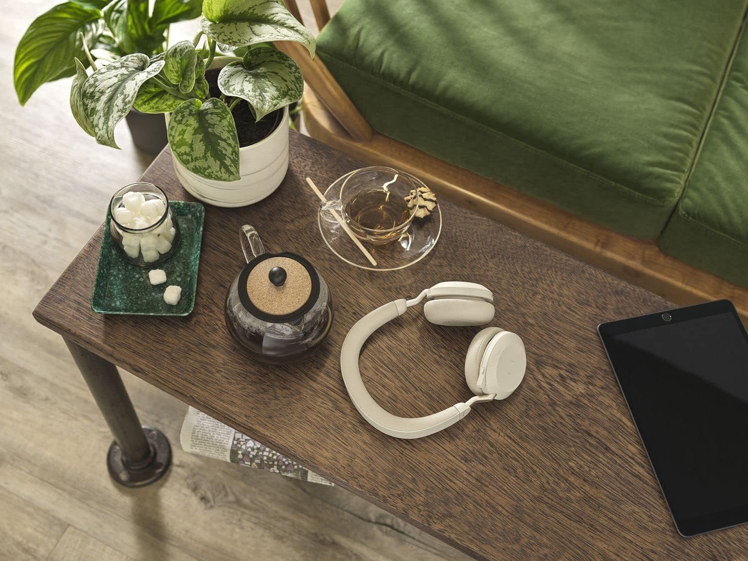 Jabra Evolve2 75 PC Wireless Headset with 8-Microphone Technology - Dual Foam Stereo Headphones with Adjustable Advanced Active Noise Cancelling, USB-C Bluetooth Adapter and UC Compatibility