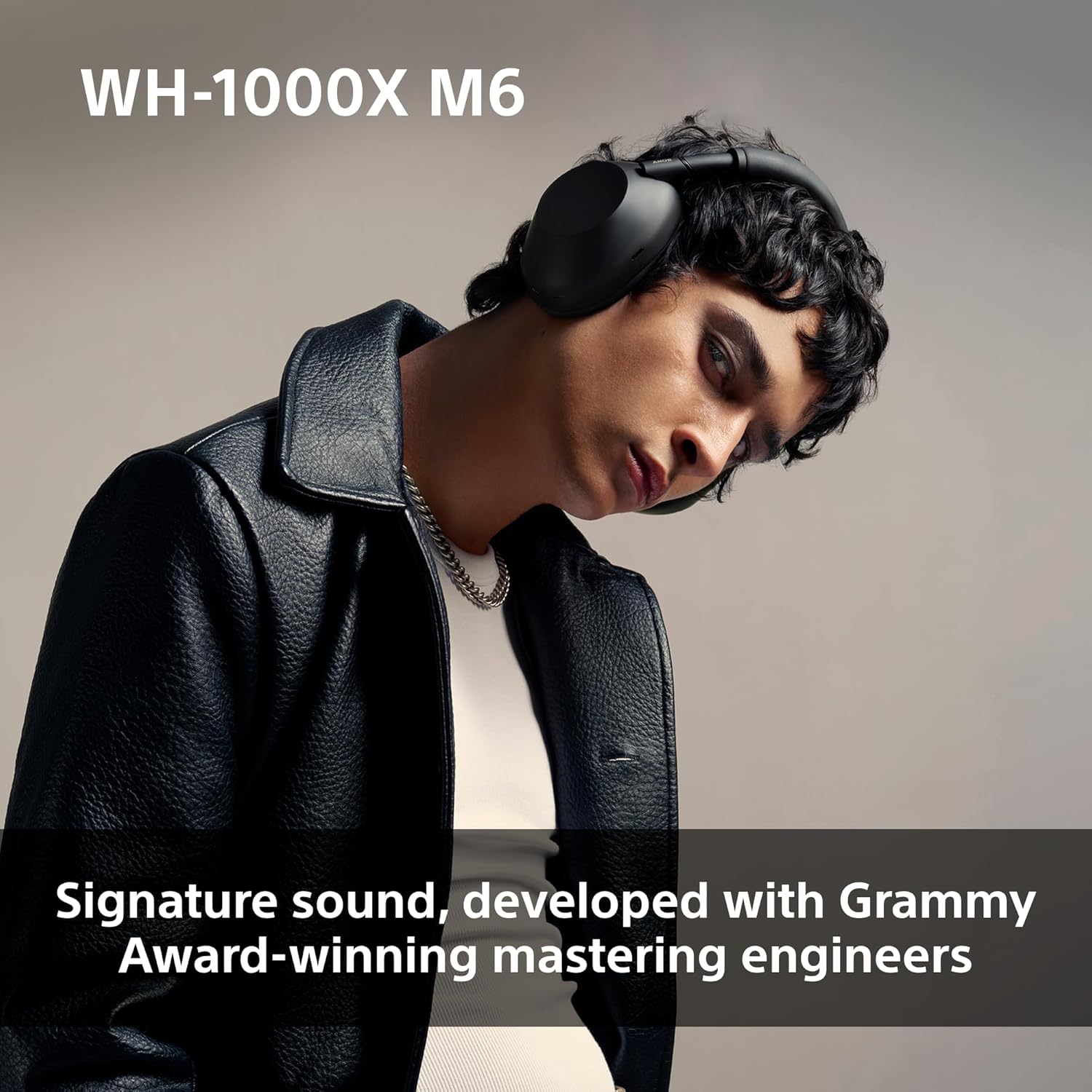 Sony WH-1000XM6 Flagship Noise Cancelling Over-Ear Wireless Bluetooth Headphones, Signature Hi-Res Sound, Ultimate Comfort, Foldable Design, Durable Case, 30 HR Battery, iOS & Android