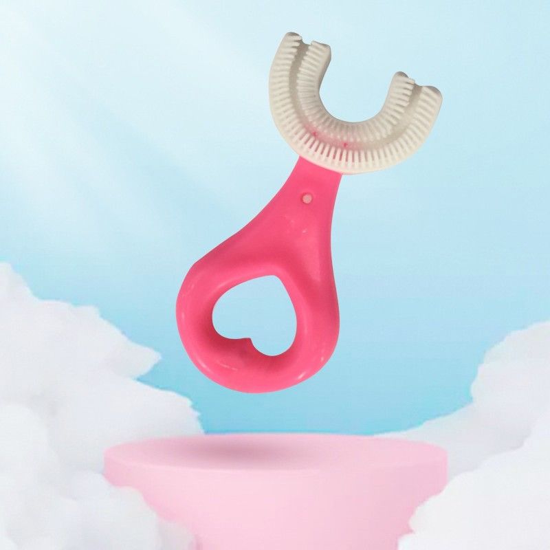 Baby Toothbrush 360 Degree U Shape Tooth Brush Kids Tooth Whiteting Soft Silicone Child Toothbrush Oral Care Cleaning Eco