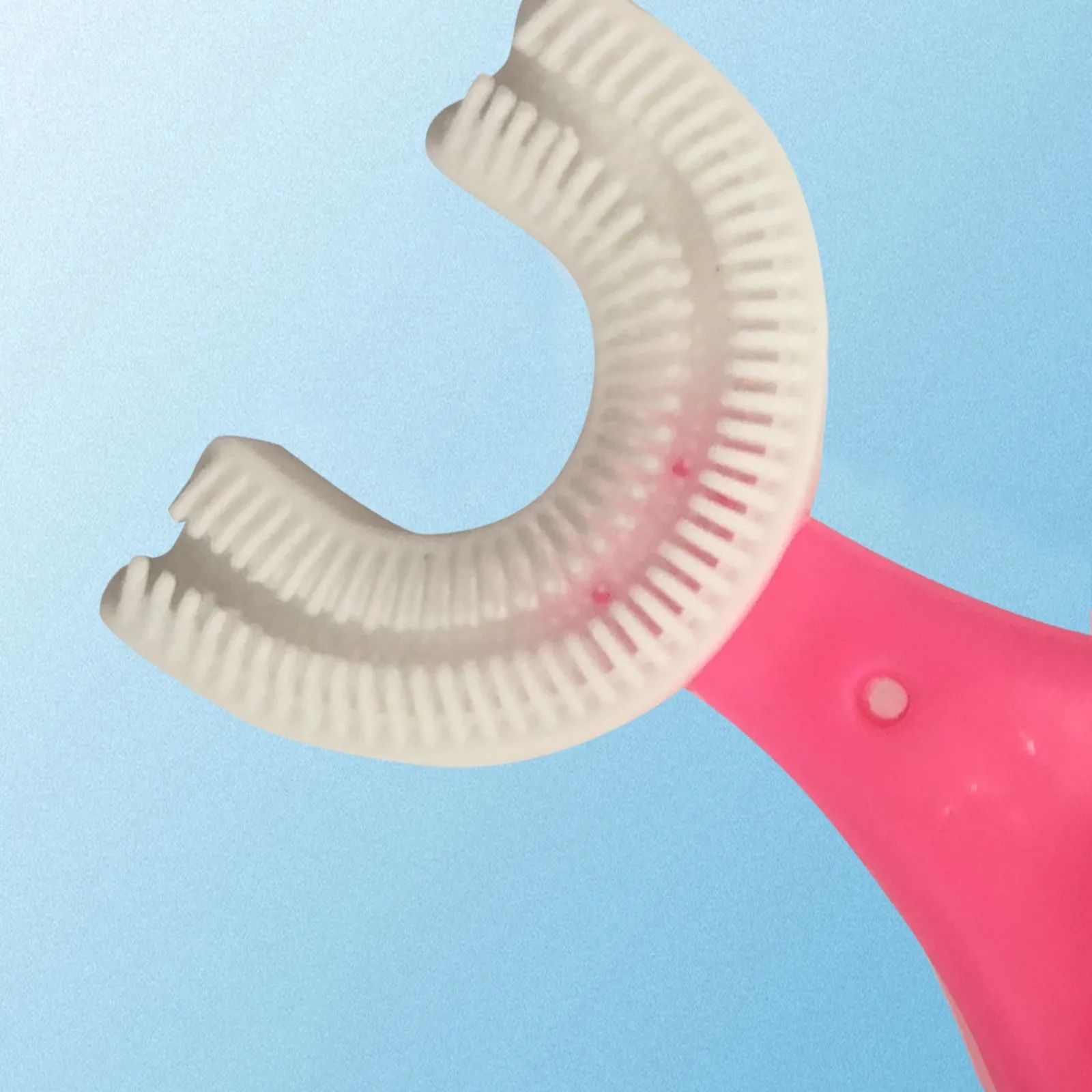 Baby Toothbrush 360 Degree U Shape Tooth Brush Kids Tooth Whiteting Soft Silicone Child Toothbrush Oral Care Cleaning Eco