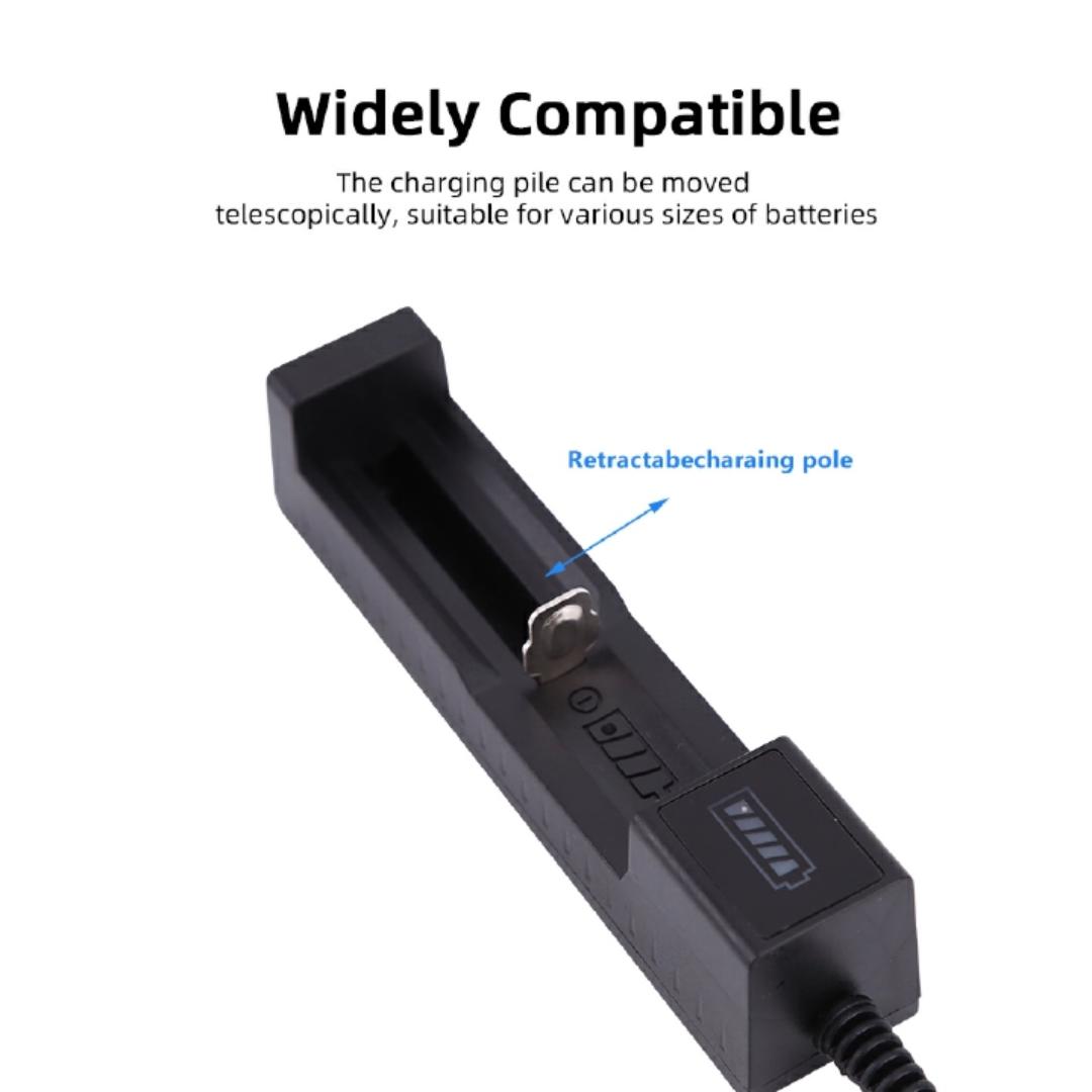Universal 18650 Battery Charger Smart USB Chargering for Rechargeable Lithium Battery Charger Li-ion