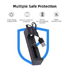 Universal 18650 Battery Charger Smart USB Chargering for Rechargeable Lithium Battery Charger Li-ion