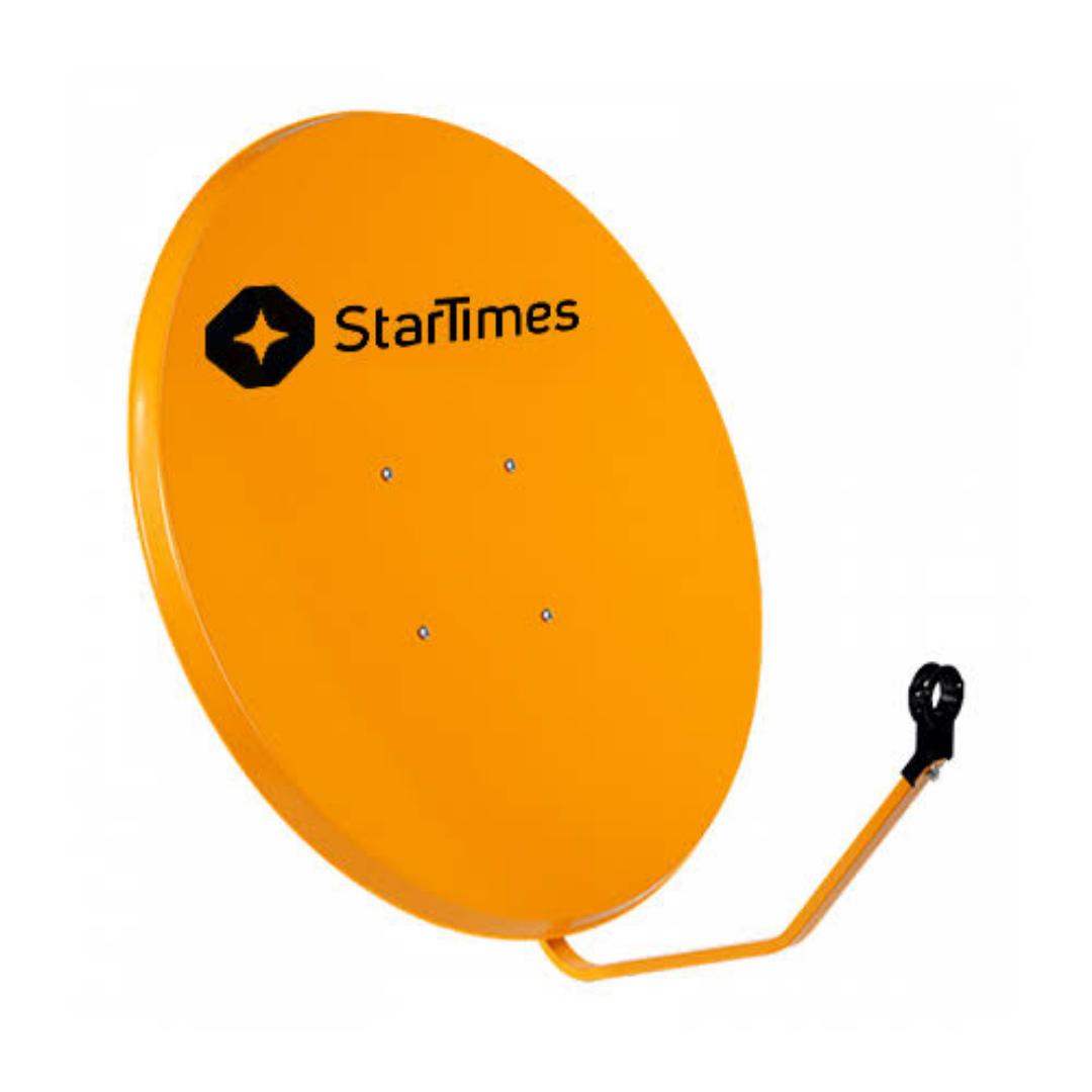 Startimes Dish full kit Sat3 plus Extra offer 1month smart bouquet for free worth 999, 100+ channels
