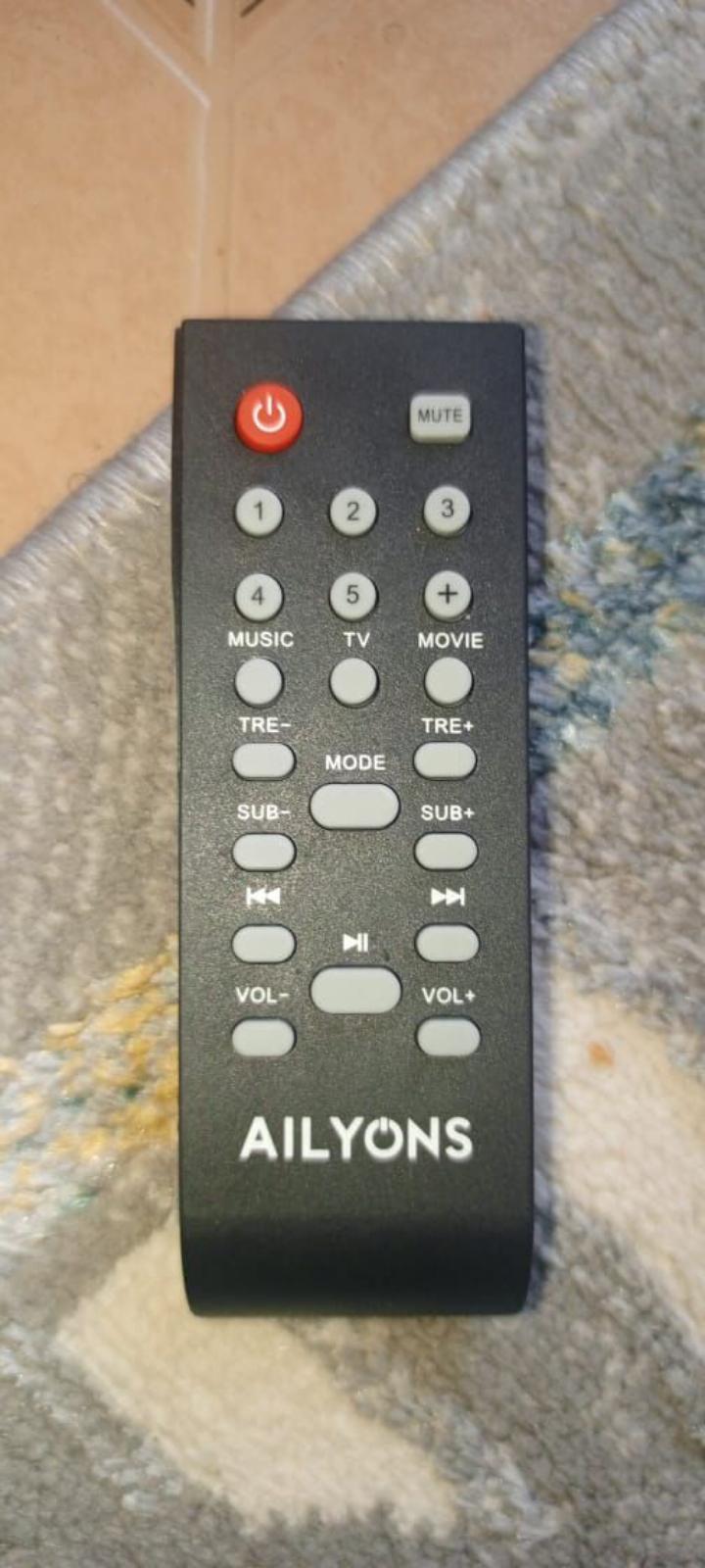 Universal Ailyons woofer replacement remote