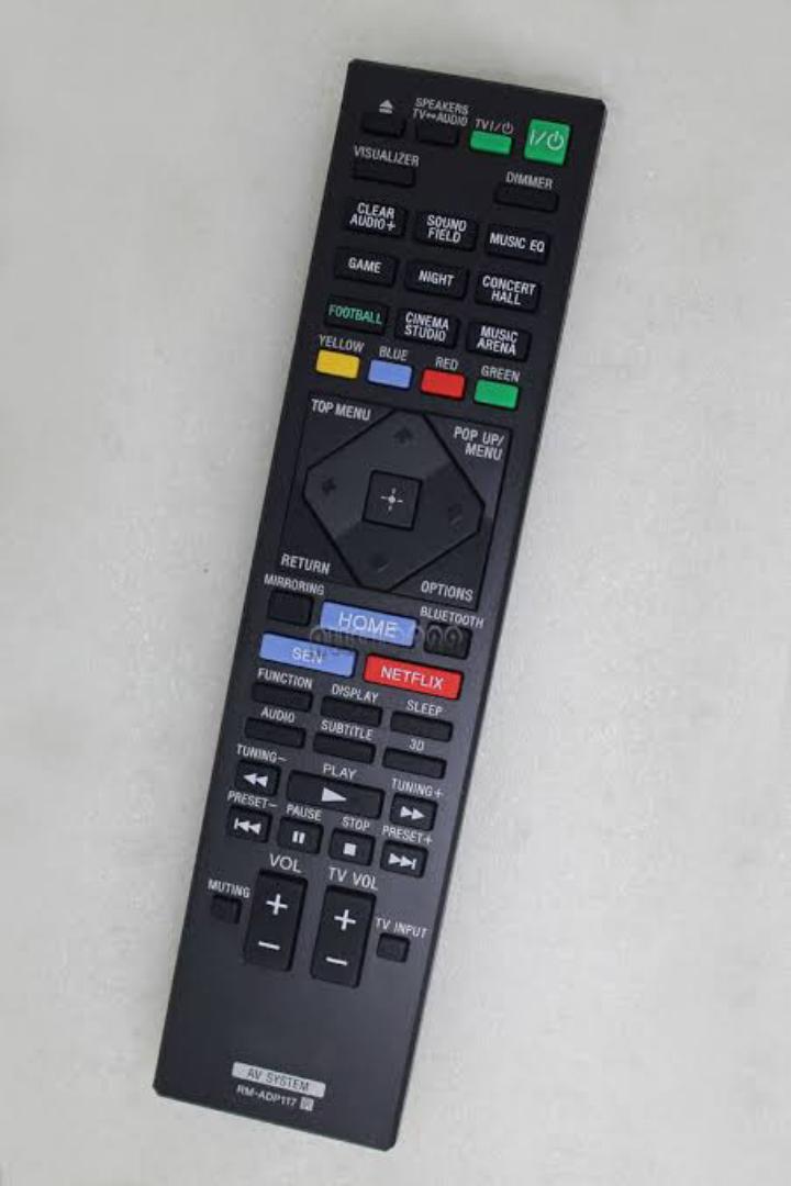 Sony Home theater BDV replacement remote