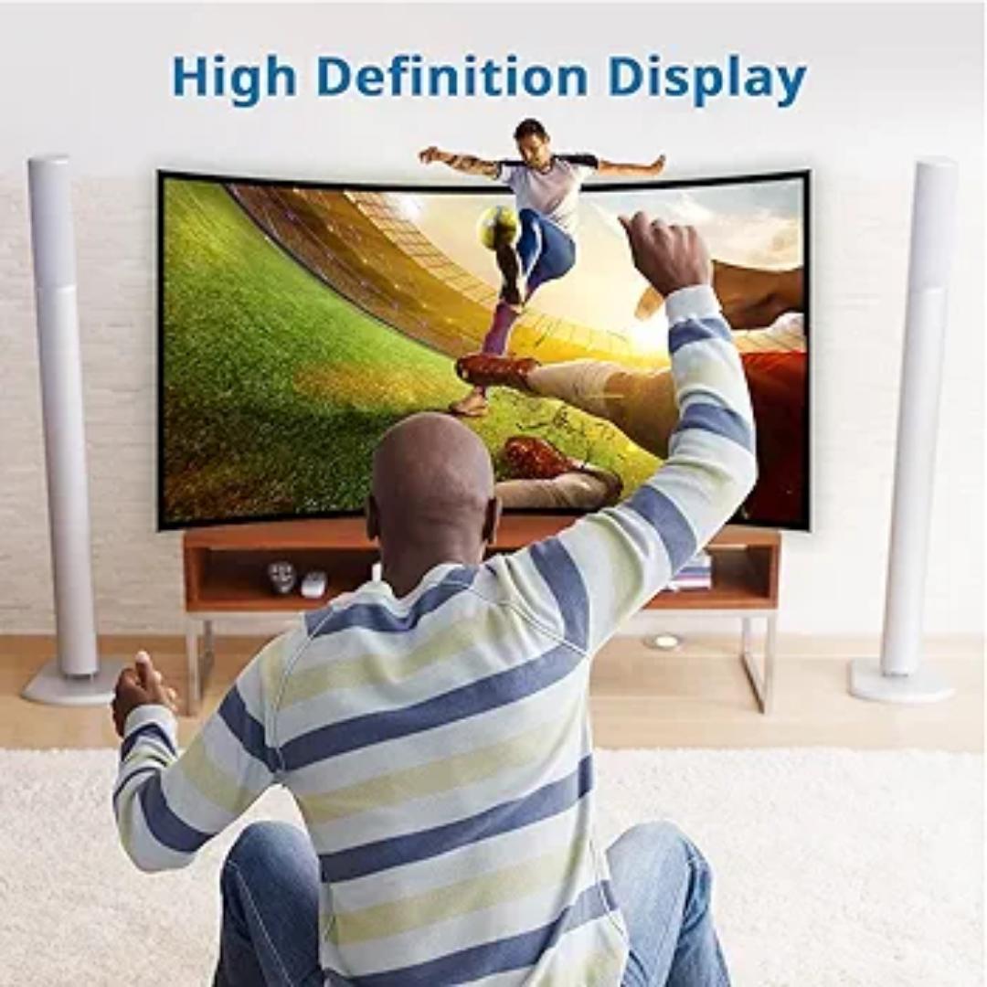 HDMI Splitter Cables Male 1080P to Dual Female 1 to 2 Way HDMI Splitter Adapter Cable for HDTV HD, LED, LCD, TV, Mirror Only Support Two The Same Size TVs at The Same Time 30cm