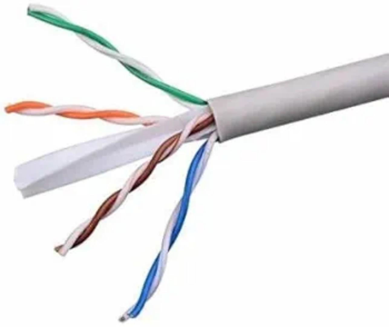 D25 Cat6 Indoor Heavy Duty Networking Cable UTP Outdoor 305 meter Cable Weatherproof/UV Resistant Suitable for Direct Burial Installations