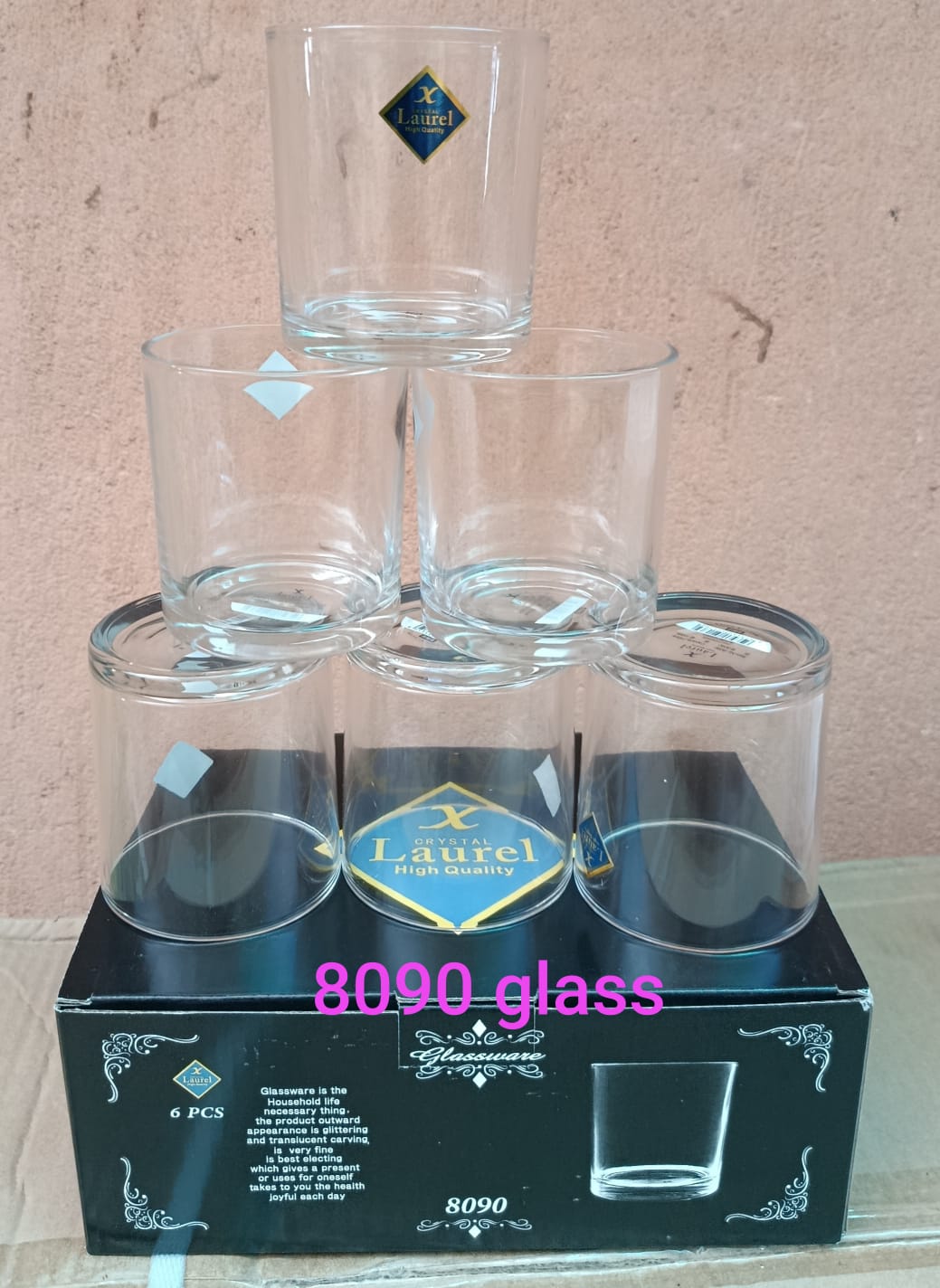 WHISKY GLASSES. 6pcs Short whisky glass, the bases are sturdy and heavy to prevent tip-overs,feel really nice to hold, non-leaded glass with a sleek, modern shape