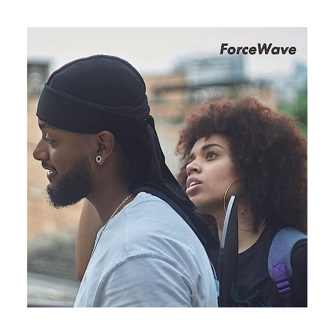 Fashion BLACK Velvet Durag