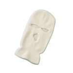 3 Hole Winter Knitted Mask, Outdoor Sports Full Face Cover Ski Mask Warm Knit Balaclava for Adult