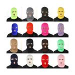 3 Hole Winter Knitted Mask, Outdoor Sports Full Face Cover Ski Mask Warm Knit Balaclava for Adult