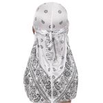BEST QUALITUY PROFESSIONALLY STITCHED DURAG Imported Super Fine Quality Unisex Men Women Silk Durag Doo Rag Long Tail Headwrap Chemo Cap