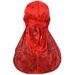 BEST QUALITUY PROFESSIONALLY STITCHED DURAG Imported Super Fine Quality Unisex Men Women Silk Durag Doo Rag Long Tail Headwrap Chemo Cap
