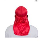 Silk Red Durag Men Durag 360 Wave With Free Wave Cap