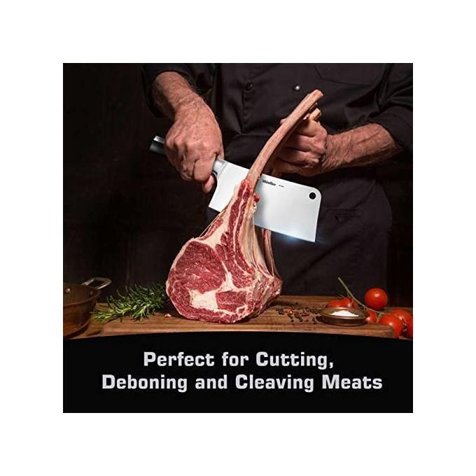 Kitchen Knife Versatile Butcher Cleaver Chopper Knife Slicing Meat Chopping Bones For Home Kitchen And Restaurant