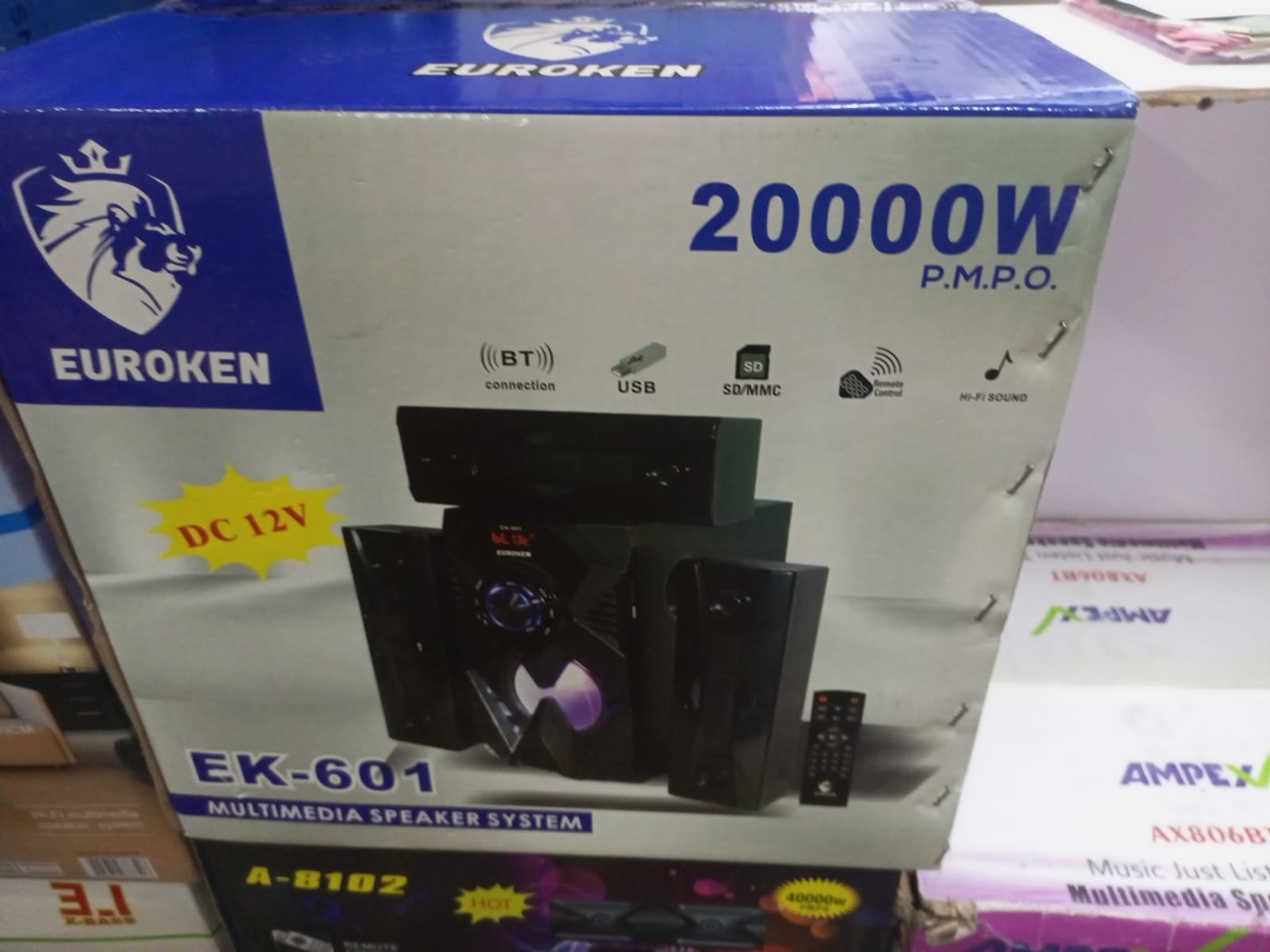 Euroken sub woofer system 40000w PMPO EK-601