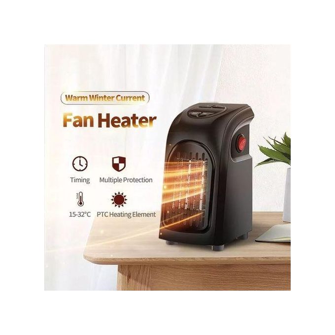 Portable Room Heater With Automatic Timer Digital LED Display.