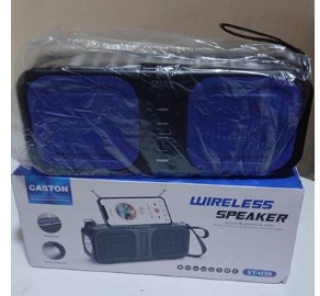 Caston Wireless Speaker Wireless Bluetooth Speaker With FM Radio and Solar Energy