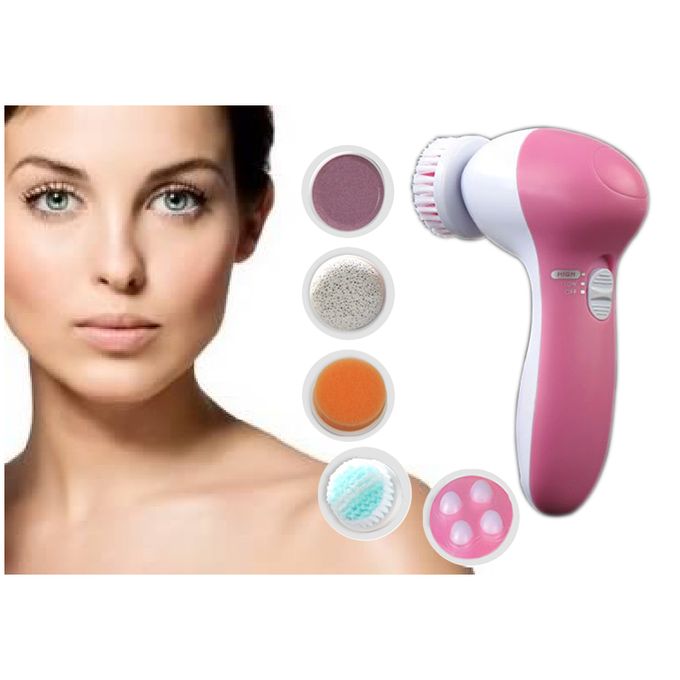5-in-1 Electric Wash Face Machine Facial Pore Cleaner Body Cleaning Massage Tool