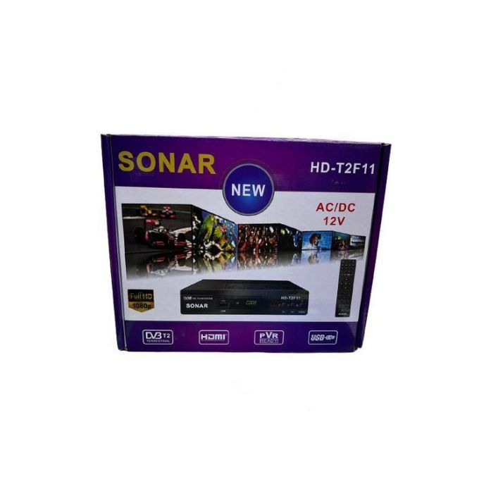 Sonar Free To Air Digital Decorder -Black
