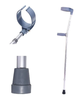 Elbow Crutch With Ergonomic Hand Grip - (Single)