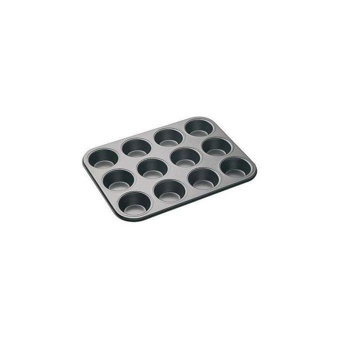 12-Cup Non-Stick Muffin & Cupcake Baking Tray – Easy Release Bakeware