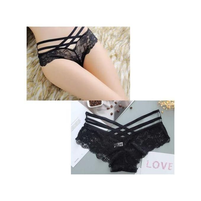 3PCS Sexiest Strappy Master Lace Panties , Sexy Panties for Ladies