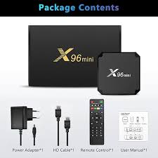 X96 Mini Android TV Box – 2GB RAM + 16GB Storage – Quad-Core 4K Ultra HD Smart TV Box with HDMI, Wi-Fi, USB