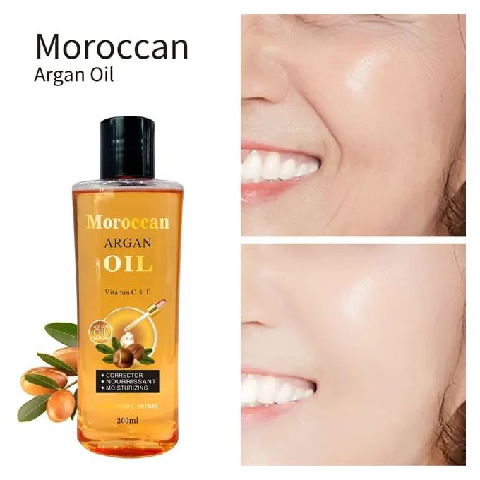 Moroccan Argan Oil 100% Pure Oil Correct Moisturize Brightening Serum Moroccan Argan Oil
