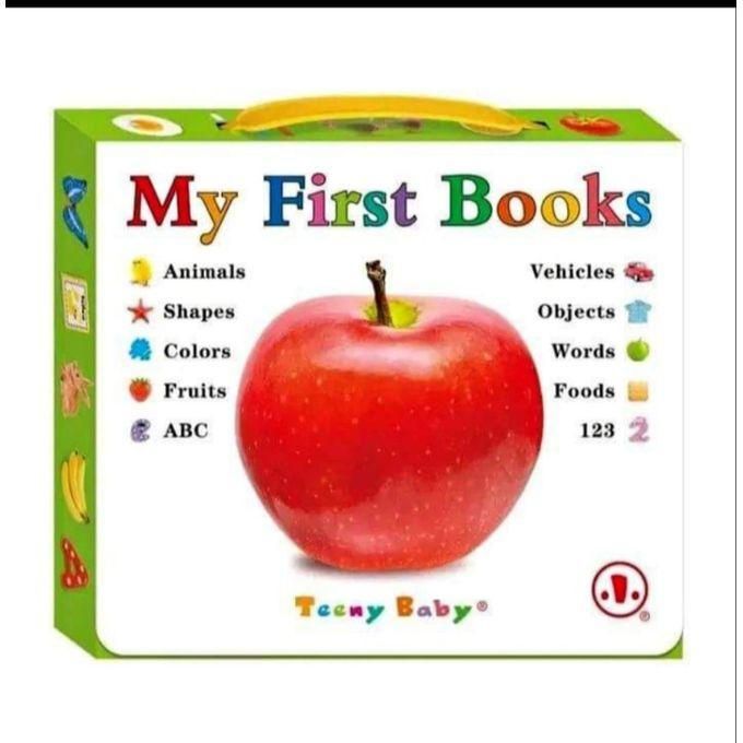My First Books – Set of 10 Early Learning Baby Board Books for Toddlers & Preschoolers – ABC, Numbers, Colors, Shapes, Animals & More