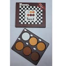 6-Color Face Powder & Foundation Palette – All-in-One Matte Finish Compact for Contouring, Highlighting & Full Coverage