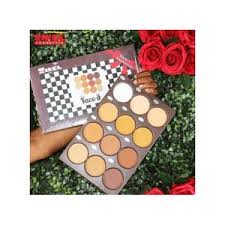 Zikel 12-Color Contour & Face Powder Palette – All-in-One Pro Makeup Kit for Sculpting, Highlighting & Full Coverage Finish