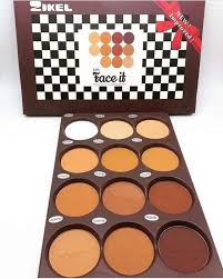 Zikel 12-Color Contour & Face Powder Palette – All-in-One Pro Makeup Kit for Sculpting, Highlighting & Full Coverage Finish