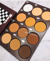 Zikel 12-Color Contour & Face Powder Palette – All-in-One Pro Makeup Kit for Sculpting, Highlighting & Full Coverage Finish