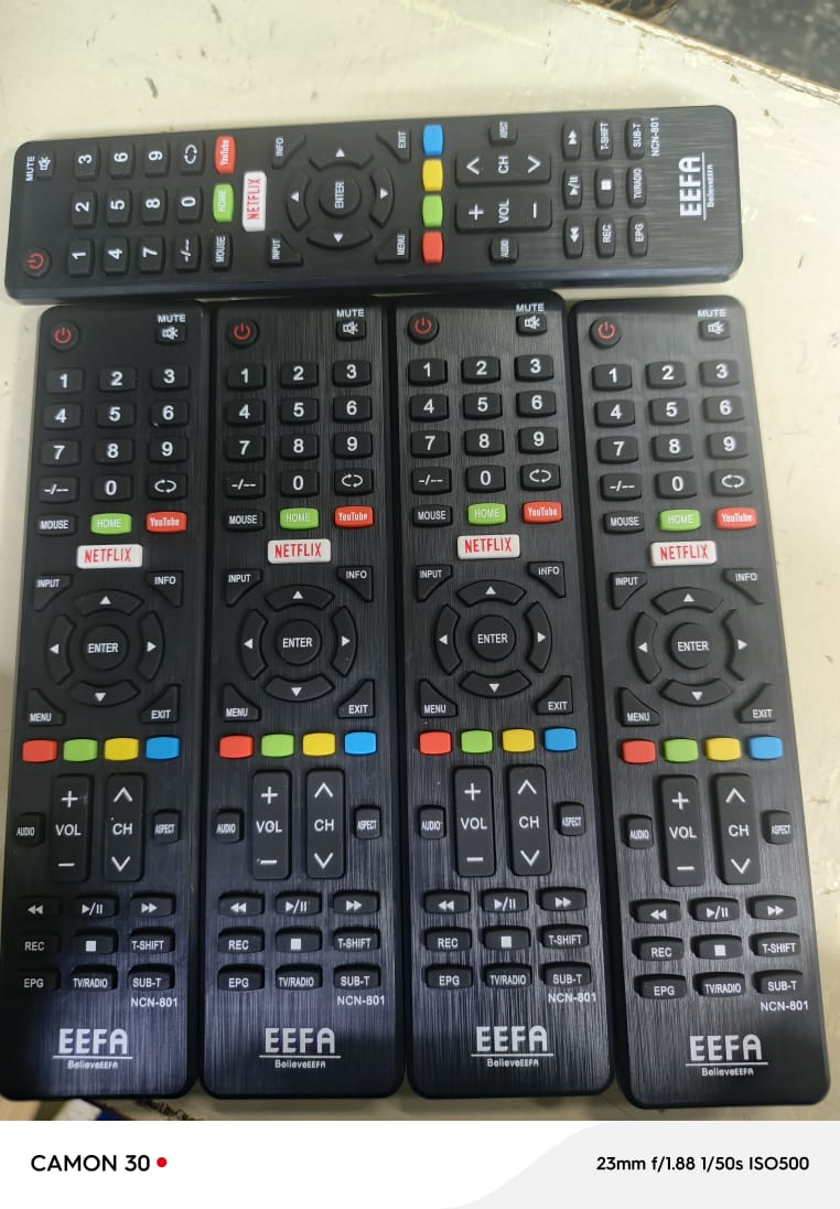 EEFA Smart TV Replacement Remote Control .Compatible with All EEFA Smart TVs, No Setup Required