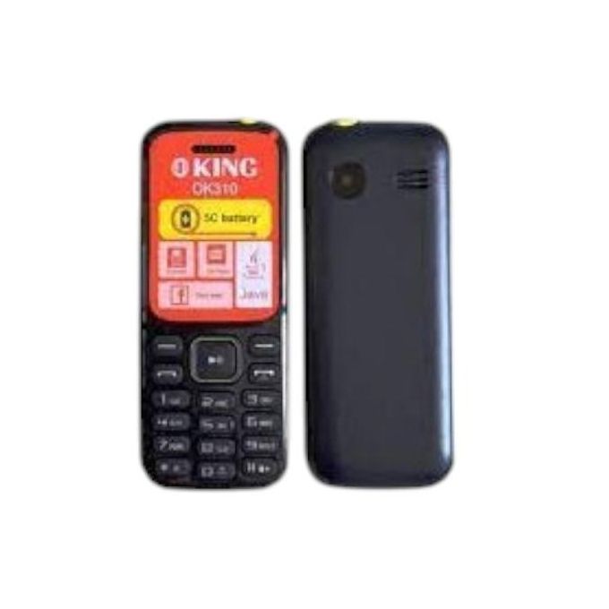 Oking OK310 1.77" Screen button phone Wireless FM, 1000mAh, Triple sim cards - Black