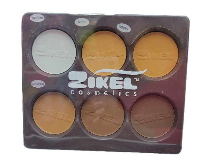 Zikel Contour powder pallette- 6 shades