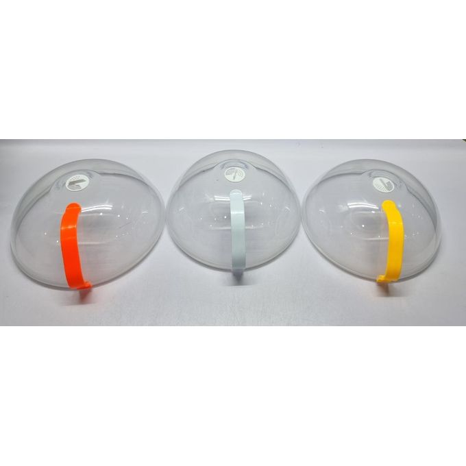 Microwave Food Cover With Steam Vent & Detachable Handle – Splatter Guard Lid For Safe, Even Heating