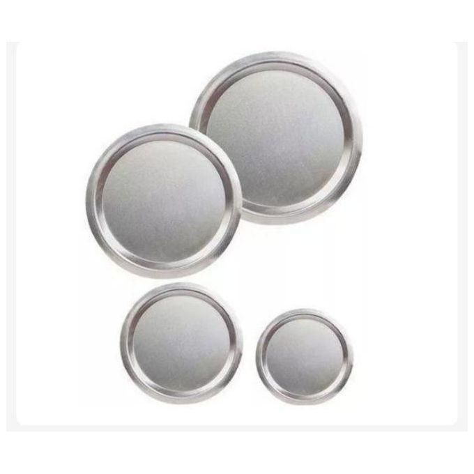 4 Pieces Stainless Steel Cooking Sufuria Lids
