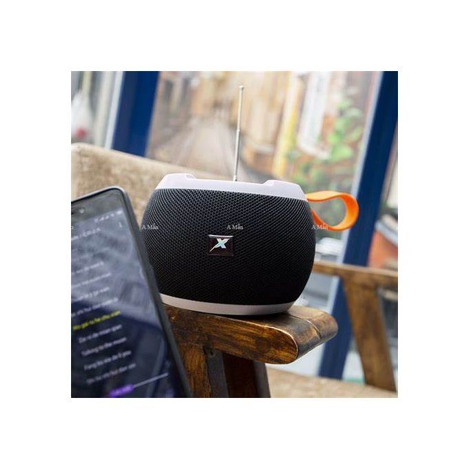 Caston C15 Portable High Bass Bluetooth Speaker with FM Radio, USB/TF/AUX Input, Rechargeable Battery, and Powerful Stereo Sound – Wireless Music Speaker for Indoor & Outdoor Entertainment