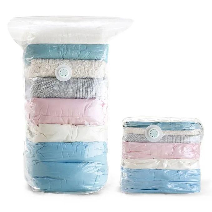 5 Pcs Vacuum Compression Storage Bags Space Saver