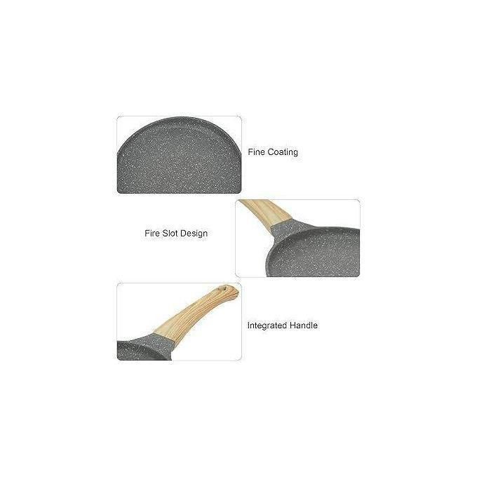 High Quality Granite Chapati Pan 28cm – Non-Stick Flat Tawa for Chapati, Pancakes & Roti (Gas & Induction Compatible)