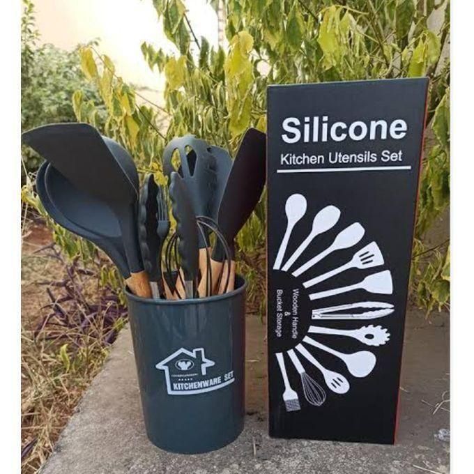 12pcs silicone spoon set big