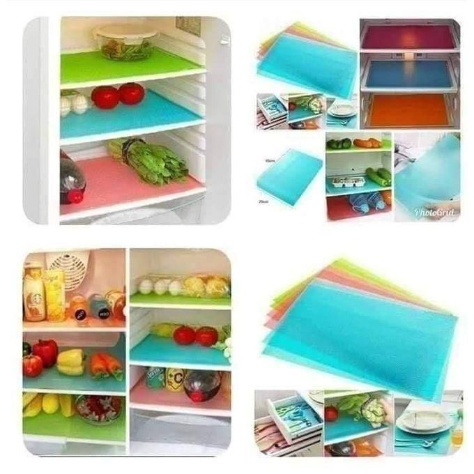 4pcs pvc fridge mats