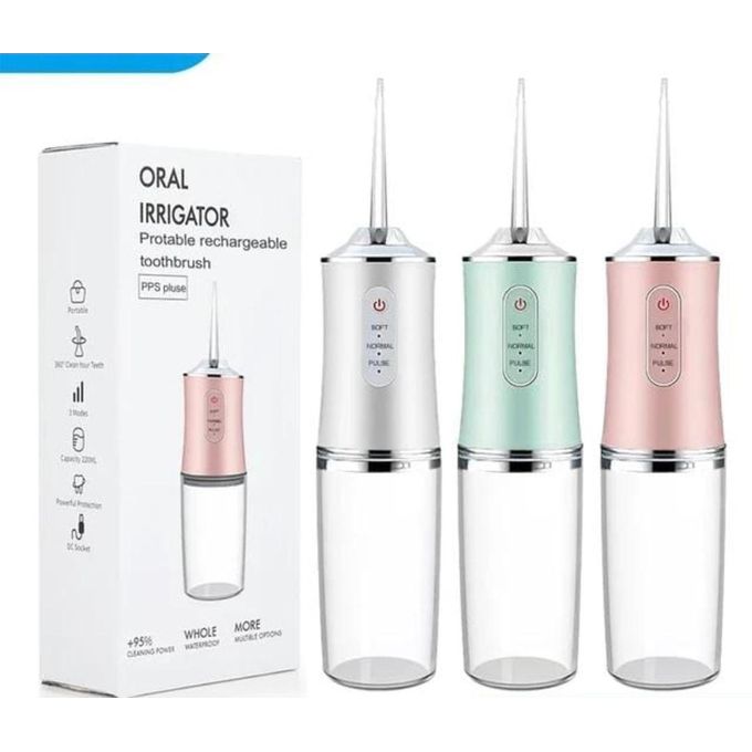 Portable Oral Irrigator Water Flosser Usb Water Jet Floss 4 Jet