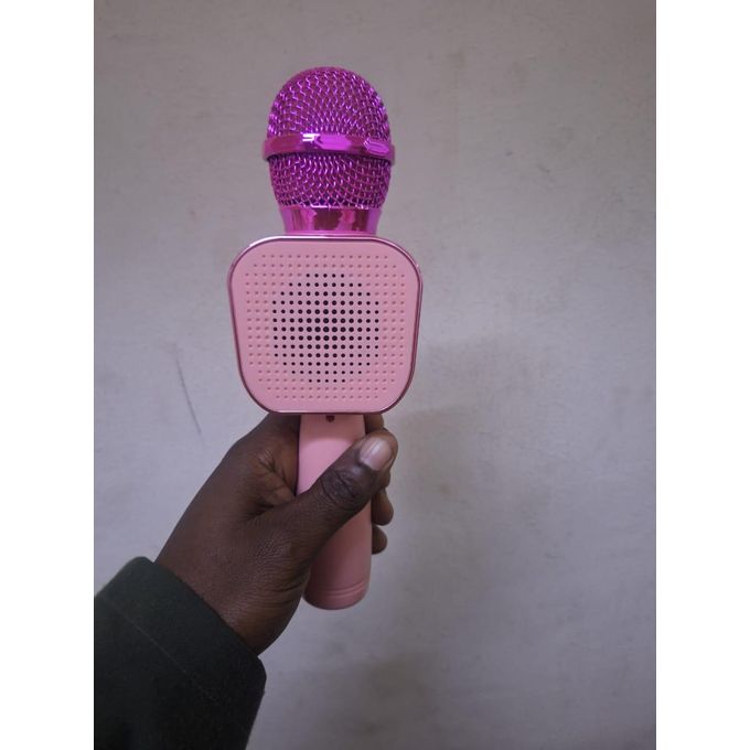 Karaoke Microphone with speaker and LED light