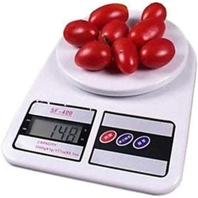 Digital Kitchen Weighing Machine Multipurpose Electronic Weight Scale with Backlit LCD Display for Measuring Food, Cake, Vegetable, Fruit