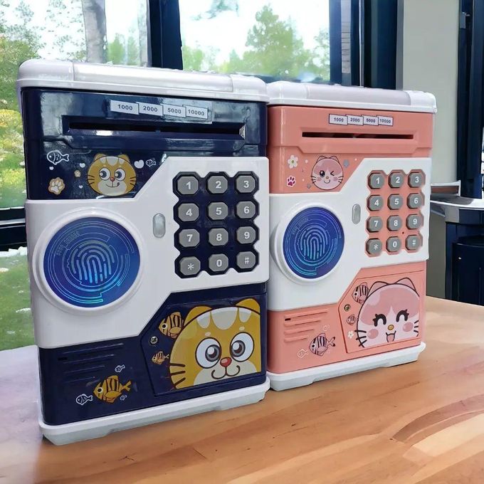 Kids Electronic Password Piggy Bank Safe – Cartoon Design