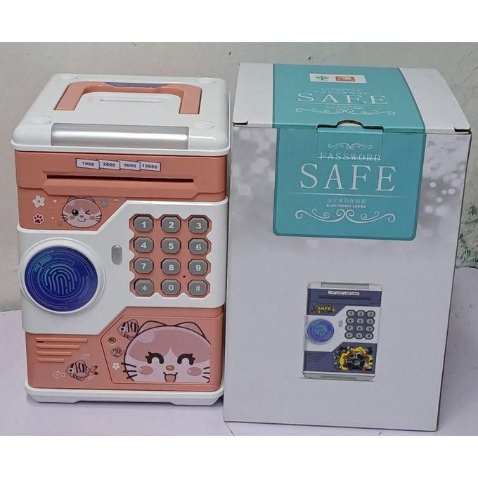 Kids Electronic Password Piggy Bank Safe – Cartoon Design