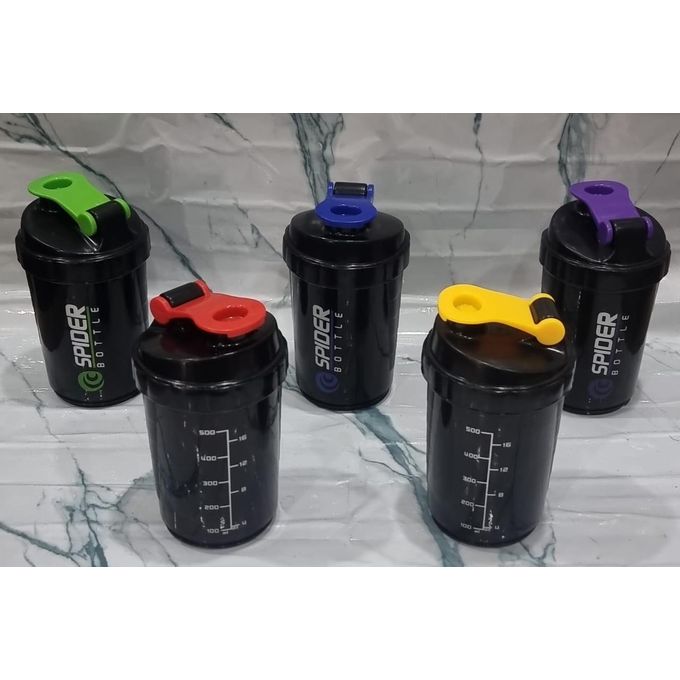spider bottle cocktail or protein shaker